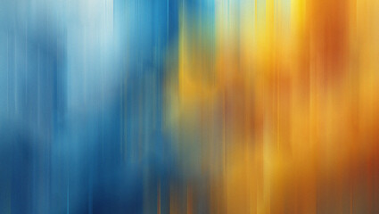 Abstract Vertical Streaks of Blue and Orange Blurry Background Keywords: abstract, background, blue, orange, yellow, blurry, streaks, vertical, light, color, gradient, motion, blurred, soft