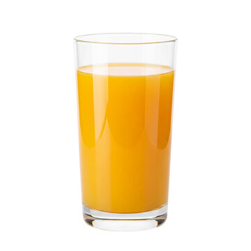 Frischer Orangensaft, transparenter Hintergrund, PNG