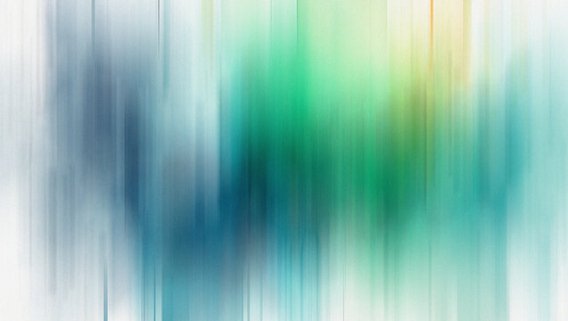 Abstract vertical streaks of blue green and yellow light with white edges background - Powered by Adobe