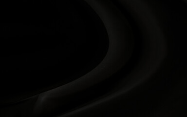 Black gray satin dark fabric texture luxurious shiny that is abstract silk cloth background with patterns soft waves blur beautiful.