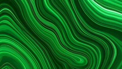 Green Swirl Abstract Background