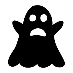Ghost hand drawn icon