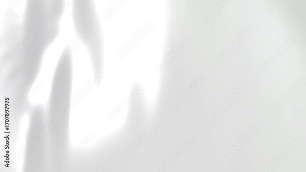 Wall mural white gradient background animation features a subtle interplay of light and shadow. this seamless l