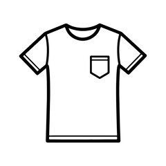 Short sleeve t-shirt with transparent background