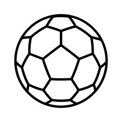 Fototapeta premium Soccer ball with transparent background