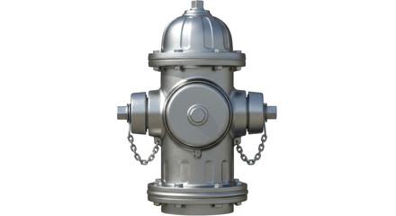 Isolated Fire hydrant on a clean background, providing emergency fire-fighting water supply