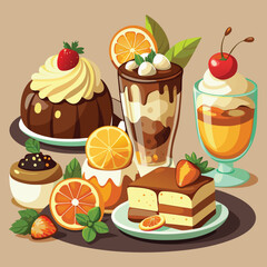  Food vector, Food design, Food concept, Food post, Food template, Food art, Food clipart, Food topics, Food doodle