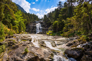 Le site du Pont d'Espagne à Cauterets dans les Pyrénées en France