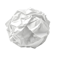Obraz premium Soft Lighting Enhances Crumpled White Paper Ball for Creative Concepts