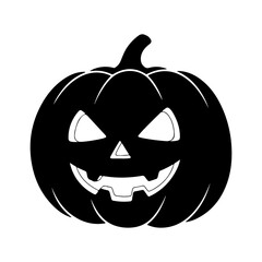 Jack o lantern with transparent background