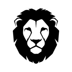 Lion head with transparent background