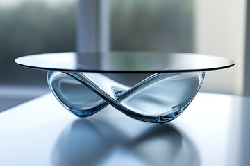 glasses on the table for miodern concept