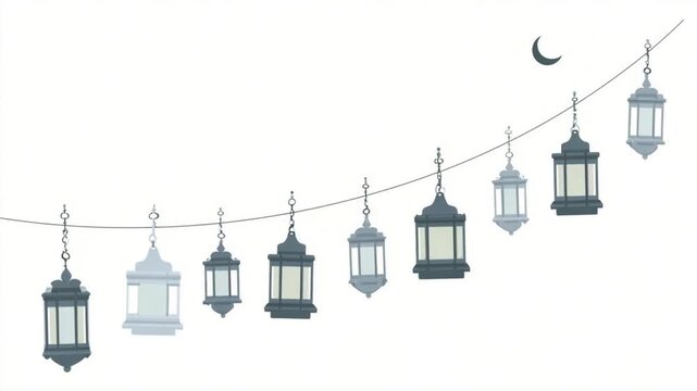 Hanging lanterns design