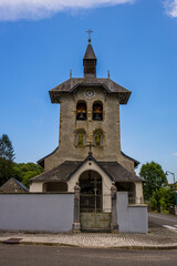 Naklejka premium Église Saint-Martin de Peyrousse dans les Hautes Pyrénées en France