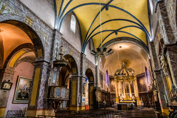 Abbatiale Saint-Pierre de Saint-Pé-de-Bigorre dans les Hautes Pyrénées en France