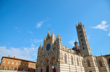 Cathedral in Siena, Tuscany, Italy.