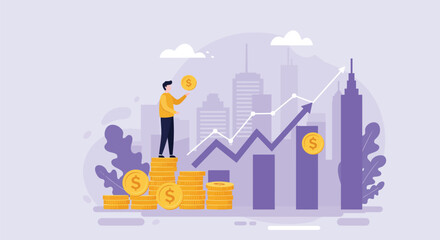 Financial growth and investment opportunities leading to wealth accumulation