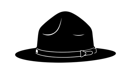 Park ranger hat with transparent background