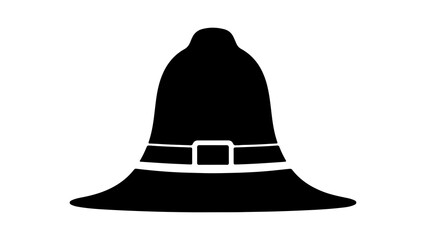 Pilgrim hat with transparent background