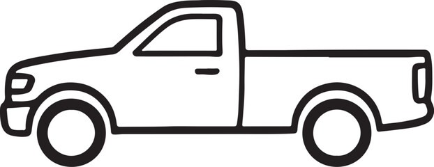 vector car outline