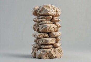 Weathered 3D Desert Rocks