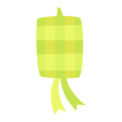 Vibrant green bell pepper on a clean surface, showcasing its fresh texture and color