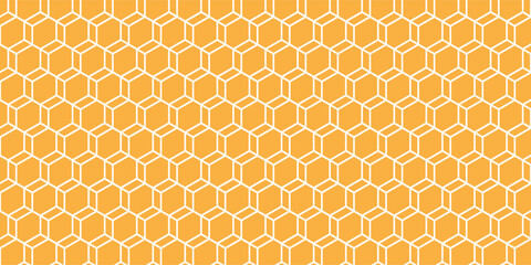 abstract monochrome repeatable orange polygon wave pattern.