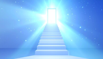 Stairway to Light An Ascending Journey to New Beginnings and Hope