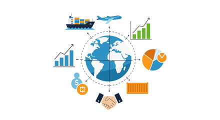 Global Business Logistics and International Trade Concepts Illustrated.