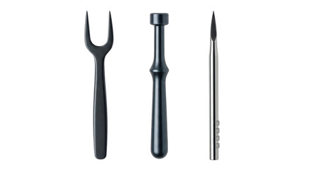 Isolated Three Gardening Tools