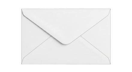 Isolated White Envelope