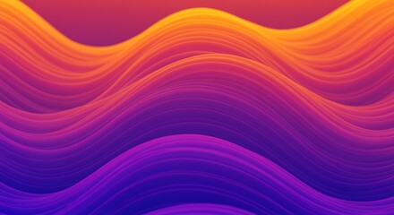 Obraz premium Abstract Gradient Waves Background in Orange Purple and Blue Creates a Dynamic and Modern Design Perfect for Digital Projects