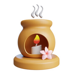 aromatherapy 3d illustration 