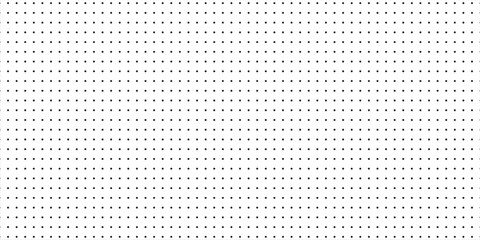Black polka dots seamless pattern on white background. Halftone minimalist abstract wall in diagonal lines good simple art