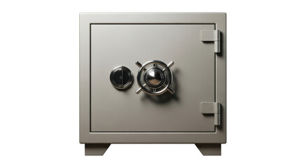 Isolated steel security safe with combination lock and bolt lock for valuables or cash
