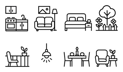 Minimalist Home Icons