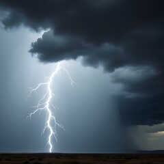 lightning in the sky