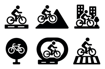Cycling Icons Grid