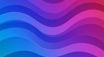 Fototapeta premium Abstract Wave Gradient Background with Blue Purple and Pink Tones Perfect for Modern Designs and Presentations Smooth Flowing Lines