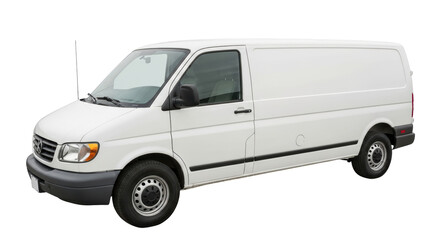 Isolated White Cargo Van