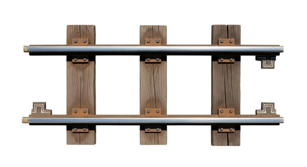 Isolated Railroad Tracks