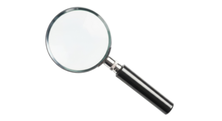 Isolated Magnifying Glass