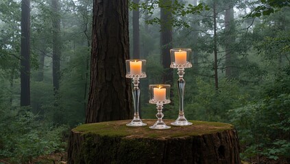 candles in the church