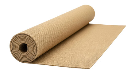 Isolated Rolled Yoga Mat