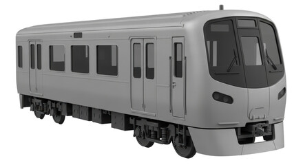 Isolated Subway Train