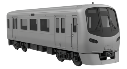 Isolated Subway Train