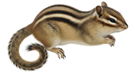 Isolated Chipmunk