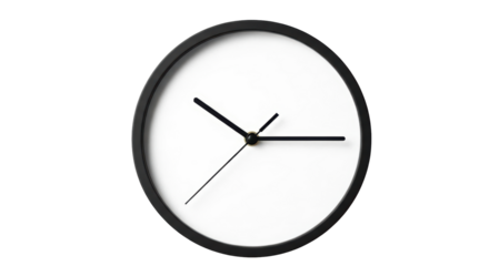 Isolated Wall Clock