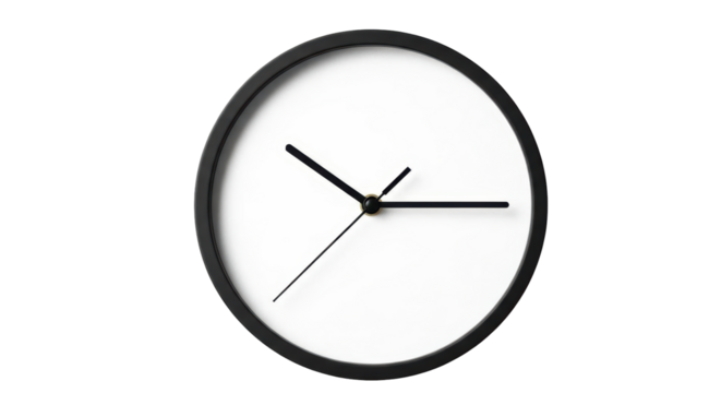 Isolated Wall Clock