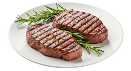Isolated Grilled Steak
